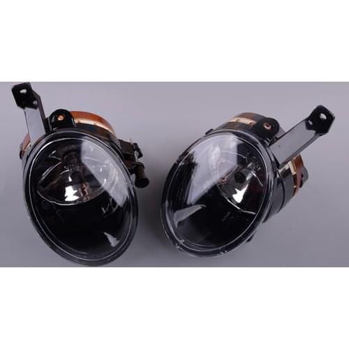 1Pair Clear Front Fog Light Lamp LED Assembly Fit for VW Volkswagen Touareg 2011 2012 2013 2014 7P6941699 7P6941700