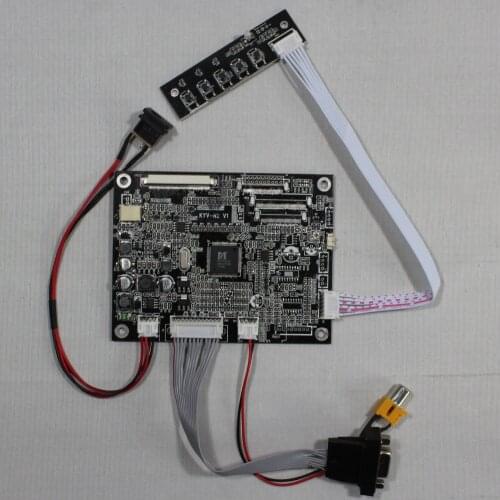 VGA AV Controller board KYV-N2 V1 for HSD070IDW1-A20 HSD080DIW1-A 800x480 Lcd panel