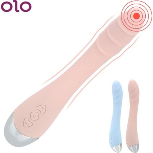 OLO 10 Speeds G-Spot Dildos Vibrator Powerful USB Charging Vagina Clitoris Massager Female Masturbation Sex Toys For Women