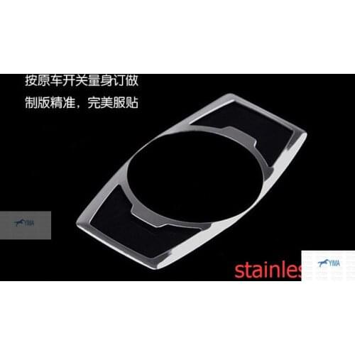 Stainless Steel Interior Headlight Switch Button Cover Trim 1 Pcs For Ford Mondeo / Fusion 2013 - 2019