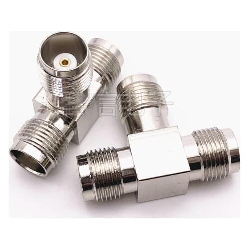 5pcs 3 way TNC Female to two TNC Female Jack RF Adapter Connectors