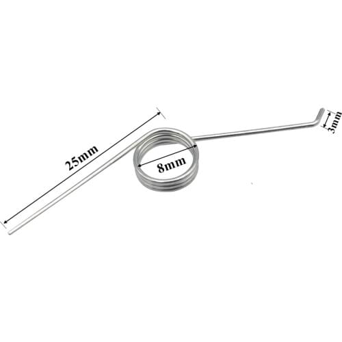 5pcs/Lot Garbage Can Adjustable 3 Coils 0.7mm Stainless Steel 304 Wire 135 Degree Torsion Spring Custom
