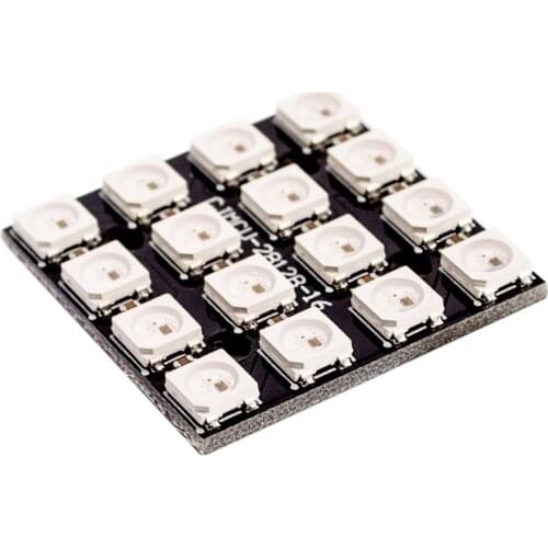 5V 5050 RGB LED Board WS2812B-4*4 16-Bit for Arduino