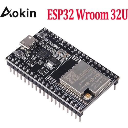 Aokin ESP32 Wroom 32U WiFi Bluetooth ESP32-DevKitC Core Board esp32-devkitc-32u Development Board