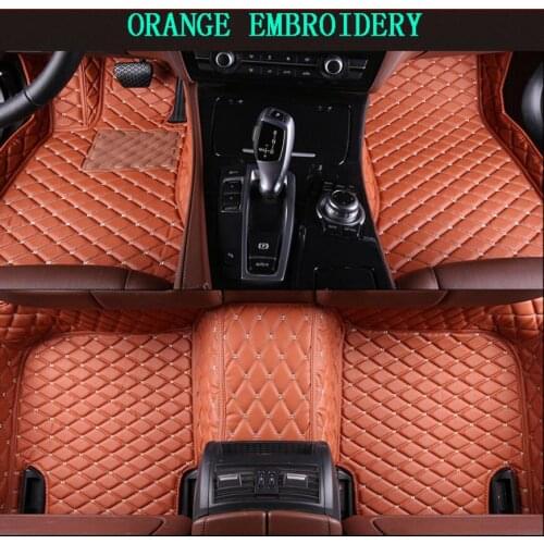 Auto Floor Mats For BMW X6 E71 2008-2014 Foot Carpets Car Step High Quality Brand New Embroidery Leather Mats