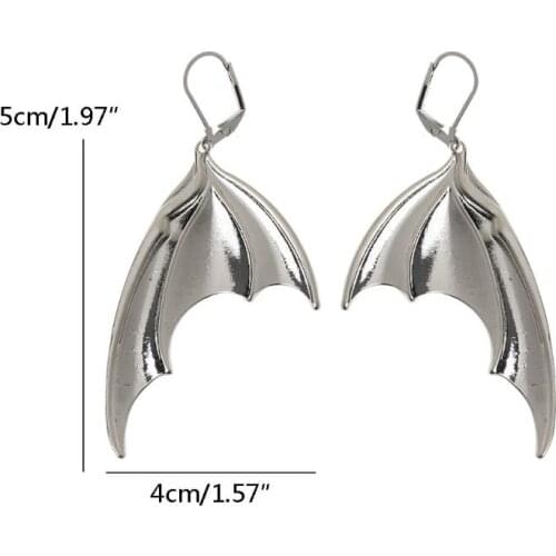 Dragon Mythological Creature Vampire Bat Wings Earring Gothic Victorian Jewelry
