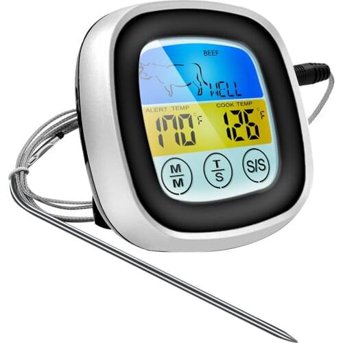 Food Thermometer Digital Kitchen Thermometer with Probe For Meat Cooking BBQ Temperater Measurement Electronic Oven Kitchen Tool