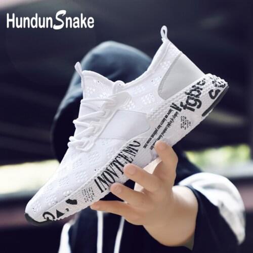 Hundunsnake Large Size Men Sneakers White Tennis Shoes Men Sport Shoes Mens Running Shoes Male Trainers Athletic Wholesale G-17