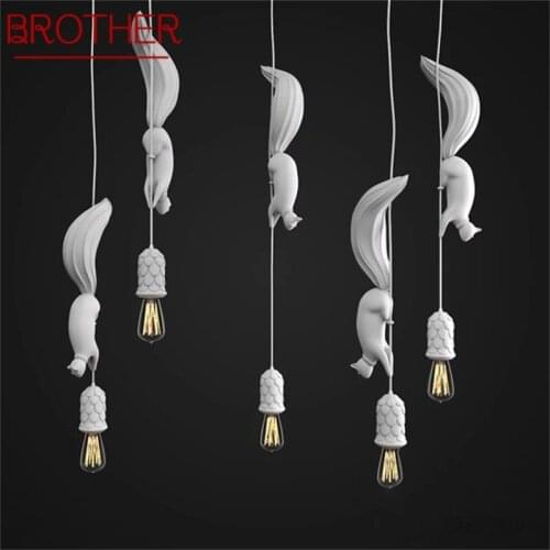 BROTHER Pendant Lights Contemporary Creative Cartoon Mouse Shape Decorative For Home Dinning Room