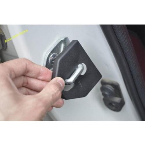 Lapetus Plastic Inner Door Lock Cover Buckle Trim 4 Pcs For subaru forester 2009-2018 / XV 2008 - 2018 / outback 2009 - 2016