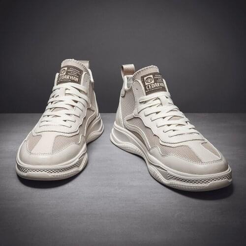 New autumn male lightweight sneaker loafers outdoor canvas mesh smart shoe mens for sapatos anti leisure sport anti-slip sale