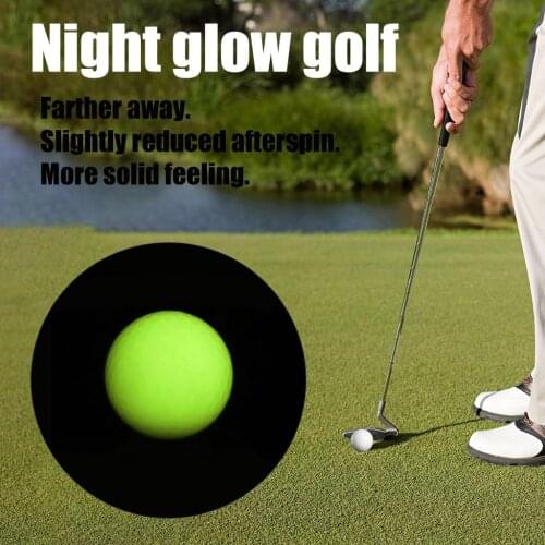 New Golf Luminous Ball Fluorescent Ball Luminescent Night Ball Golf Night Glow Balls Accessories Outdoor Sport Supplies 골프