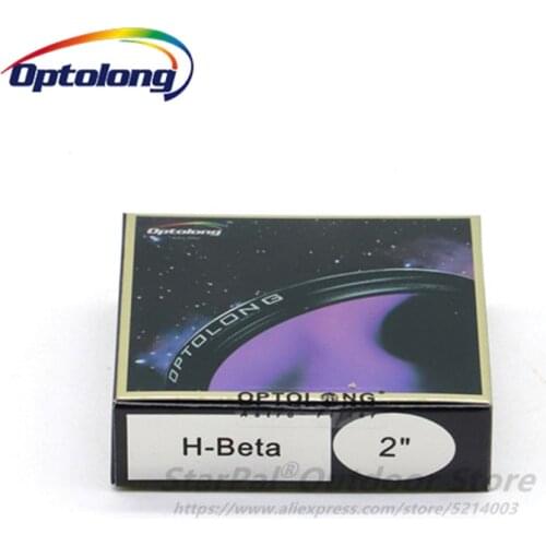 OPTOLONG 2" Filter H-Beta 25nm Astronomy Monocular Telescope Enhance Contrast of Nebulae for Visual Observation LD1006B
