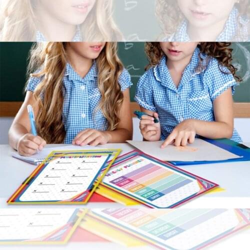 10Pcs File Folder Document Bag For Reusable Writing And Wiping Bags For Office And School Supplies M17F