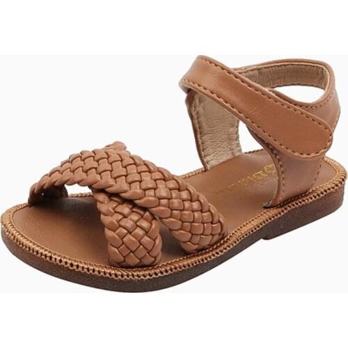 Girls Sandals 2021 Summer New Childrens Compilation Princess Sandals Kids Soft Bottom Casual Beach Sandals Non-slip Sandals