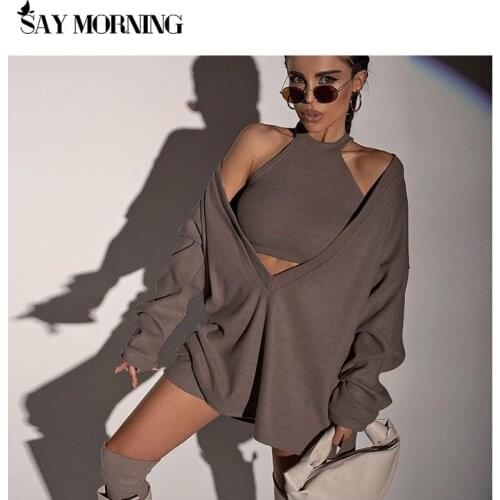 Женские футболки с длинным рукавом SAY MORNING China At AliExpress