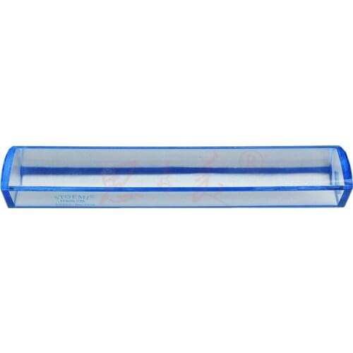 1PC 5X Financial Accounting Scale Magnifer Ruler Cylindrical Magnifying Glass Acrylic Plastic Loupe Helping Hand Elder Reading