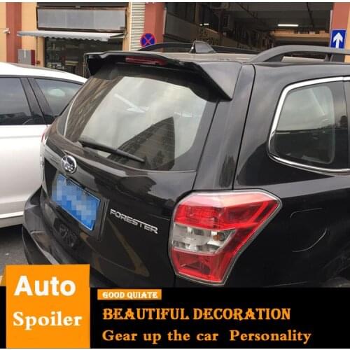 For Subaru Forester Spoiler Sport ABS Material Car Rear Wing Primer Black Color Trunk Rear Spoiler 2013/2014/2015/2016/2017