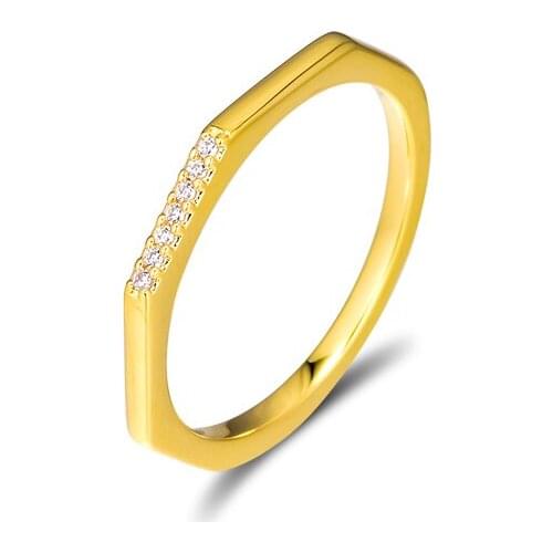 100% 925 Sterling Silver Jewelry Shine Multifaceted Ring for Women Party Wedding Free Shipping