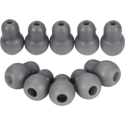 10Pcs Littmann Stethoscope Eartips Gray Silicone Threaded Soft Earplug Stethoscope Eartips Earpieces Earplug Protect Ears