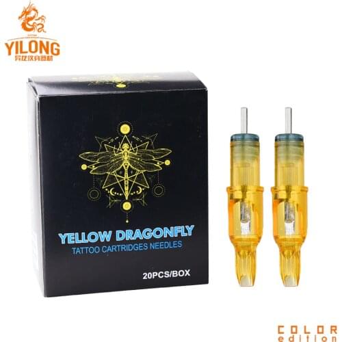 20pcs Tattoo Needles RL/RS/RM/M1 Disposable Sterile Tattoo Cartridge Needles For Tattoo Machine Pen Round Liner Shader Supplies