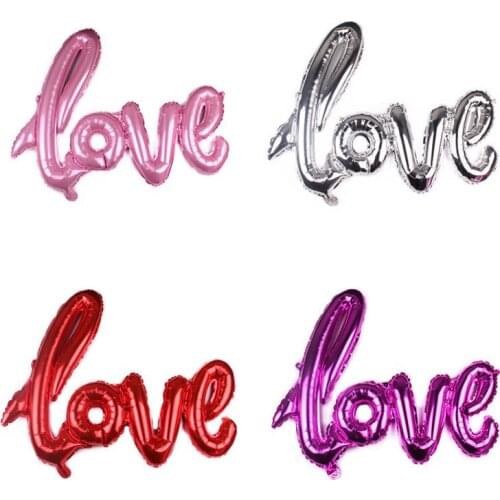 40 Inch Conjoined LOVE Letter Aluminum Foil Balloon Wedding Room Aluminum Foil Balloon Wholesale Birthday Party Decoration