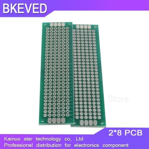 5pcs 2x8cm 2*8 Double Side Prototype PCB diy Universal Printed Circuit Board