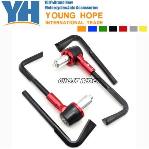 Aluminum&ABS Protector Handlebar Universal 7/8" 22mm Brake Clutch Levers Protect Guard fits for KAWASAKI Z250 Z750 Z800 Z1000