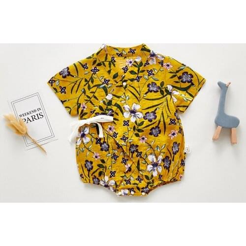 Baby Infant Print Bodysuits Newborn Wear Summer 2020