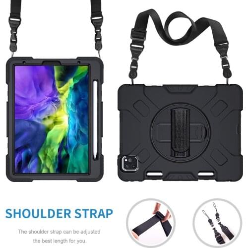 Case For iPad Pro 11 2020 2018 1st 2nd Gen 360° Rotating Stand Cover Full Body Shockproof Heavy Duty iPad Cover Coque