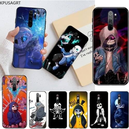 Undertale Sans Luxury Unique Phone Cover for Redmi Note 9 8 8T 8A 7 6 6A Go Pro Max Redmi 9 K20 K30 Pro