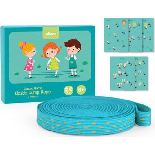 Classic Kids Outdoor Jump Game Elastic Rubber Jump Rope Toys For Children M89C
