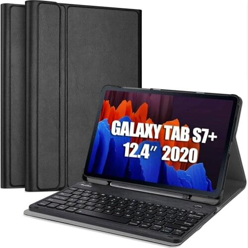 Magnetic Keyboard Case Cover For Samsung Galaxy Tab S7 11"Plus 12.4"S6 10.5"lite 10.4"2020 SM-T970 T870 T860 P610 Keyboard cases
