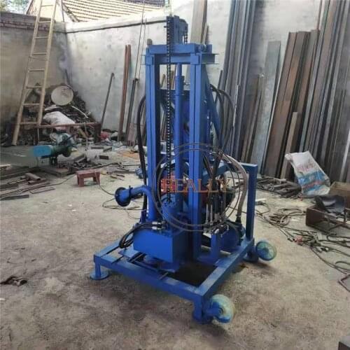 Small Portable Hydraulic Diesel Well Drilling Machine Deep Water Well Drill Machine 80M in Pakistan