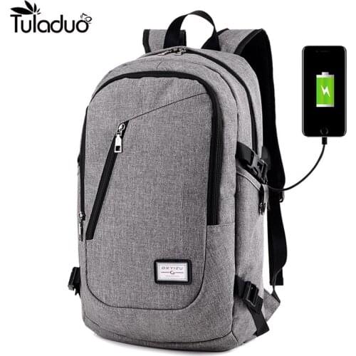 Large Capacity USB charging 15.6inch laptop women backpacks male high quality school Bagpack for Men Travel Bag for Teenagers
