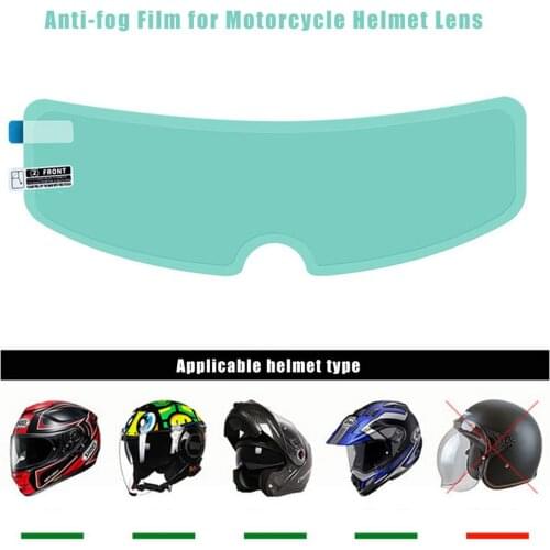 Helmet Clear Anti-Fog Film Rainproof Film Sticker PET Universal Motorcycle Helmet Lens Fog Resistant Films Moto Racing Accessori