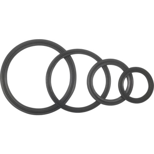 NBR Rubber Sealing Strip Gasket Ring Washer Homebrew Fit 1/2" 3/4" 1" 1.5" 2" 2.5" 3" 3.5" 4" Sanitary Tri Clamp Ferrule