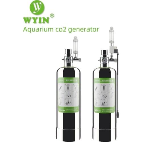 ZRDR Aquarium DIY CO2 Generator System Kit With Pressure Air Flow Adjustment Water Plant Fish Aquarium ValveDiffuserThe reaction