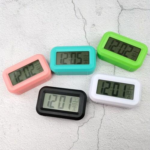 Backlight Clock Calendar Control Digital Electronic Garden Home Household