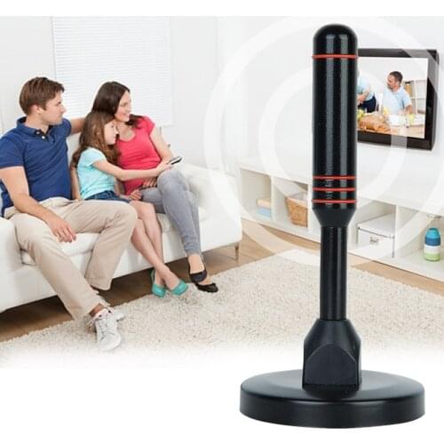 TV Antenna Indoor for 1080P 4K Smart TV and All Older TV Digital HDTV Antenna Amplifier Signal Booster with Magnetic Base Coaxia