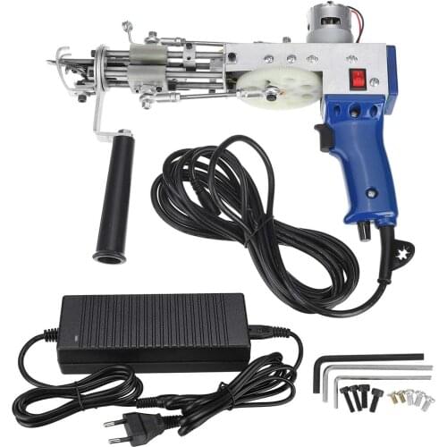 110V-220V 50~60HZ Electric Carpet Tufting Gun Carpet Weaving Flocking Machines Cut Pile Loop Pile Power Tool EU US Plug Hand Gun