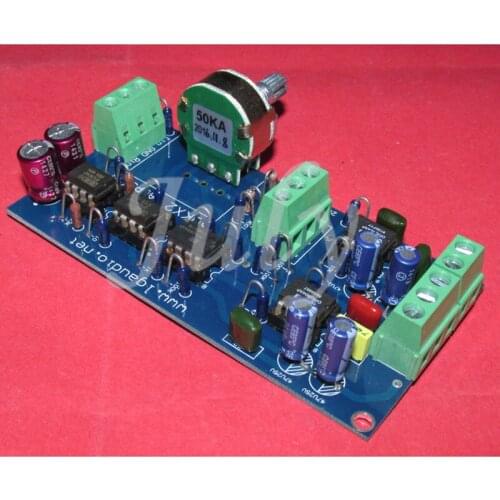 2.1-channel front-end circuit board, based on stereo with heavy bass crossover signal output, LG194B