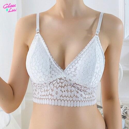 Seamless Deep V Sexy Lace Bras French Style Bralette Wireless Push Up Underwear Thin Belt Hollow Lingerie Soft Bras Full Cup Hot