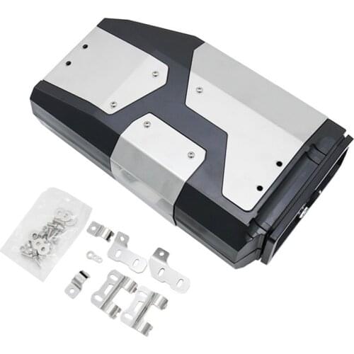 Big sale! Tool Box For BMW r1250gs r1200gs lc & adv Adventure all years 2012 for BMW r 1200 gs Left Side Bracket Aluminum box