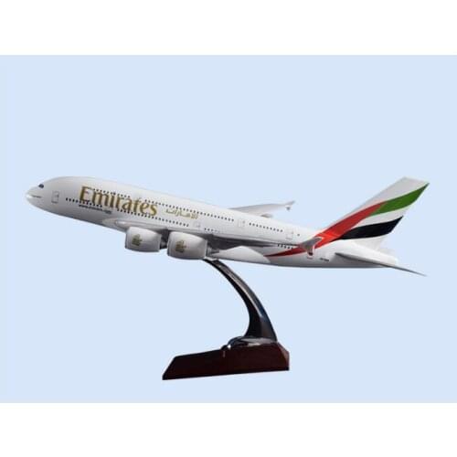 45cm Resin A380 Emirates/Qantas Air /Star Alliance/United Arab Emirates/Australia Airlines Airplane Model Aircraft Model Gift