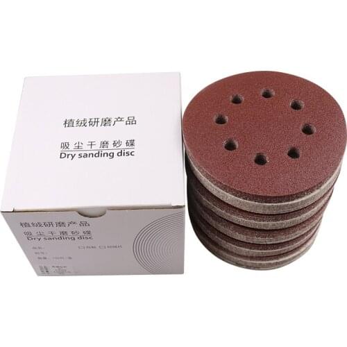 100pcs 5Inch 125mm Round Sandpaper Disk Sand Sheets Grit 60-2000 Hook and Loop Sanding Disc For Sander Grits