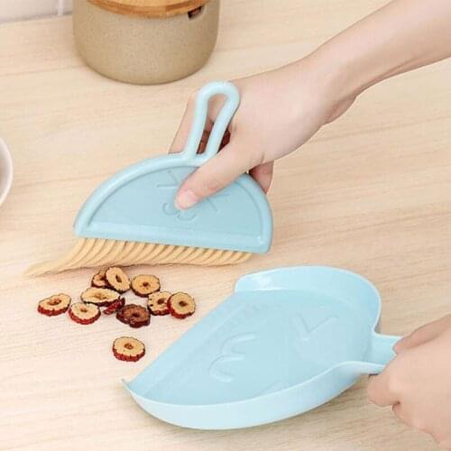 Mini Cleaning Brush Small Broom Dustpans Set Desktop Sweeper Garbage Cleaning Shovel Table Household Cleaning Tools
