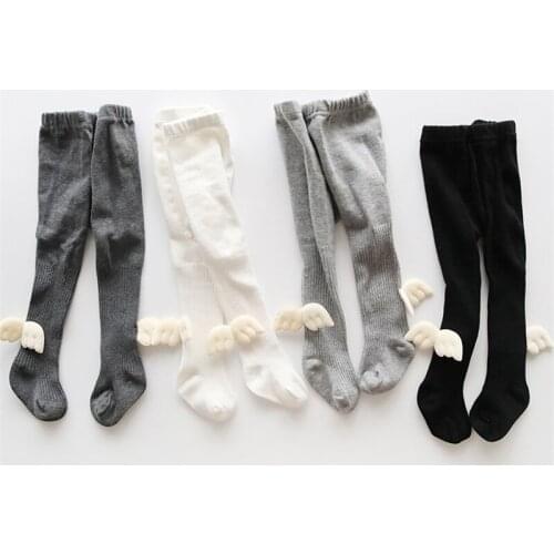 Fashion Wings Baby Tights for Girls Boys Crawl Knee Protector Tights Kids Pantyhose Cotton Children Girls Tights 1PC