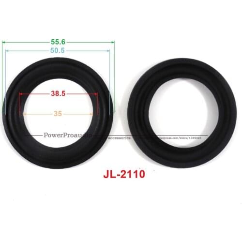 New 10 pcs /lot = 5 Pair 2.5 inch Woofer Repairable Parts / Speaker Rubber Surround ( 55.6mm / 50.5mm / 38.5mm / 35mm )