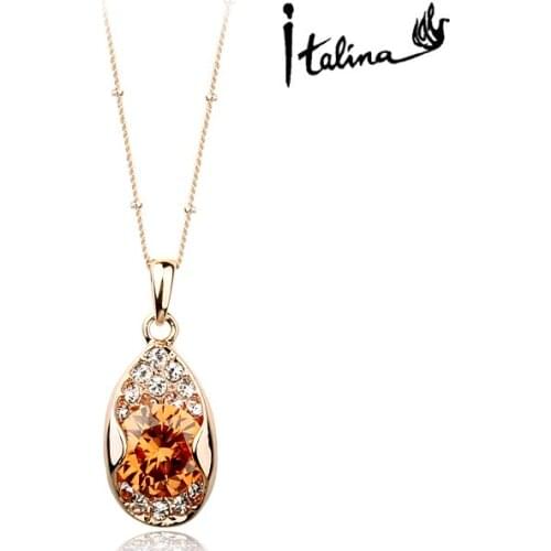 New Sale Brand TracysWing Necklace Genuine Austria Crystal Gold Color Pendant necklace #RG13408